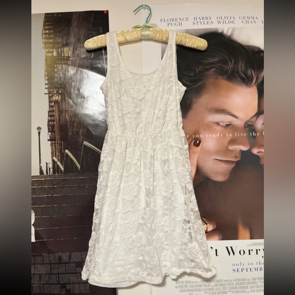 dELiA*s White Lace Mini Dress